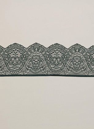 Кружево ш-7,5см изумрудное - в интернет-магазине тканей Тессутидея арт. F-6331
