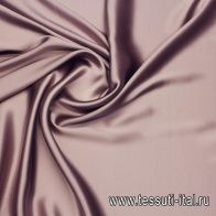 Шелк атлас (о) светло-фиолетово-серый - итальянские ткани Тессутидея арт. 10-3639