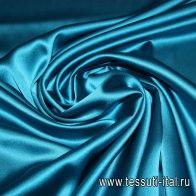 Шелк атлас стрейч (о) светло-синий Gucci - итальянские ткани Тессутидея арт. 02-4365