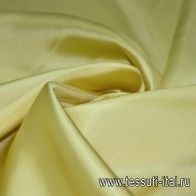 Шелк твил (о) желтый - итальянские ткани Тессутидея арт. 02-6242