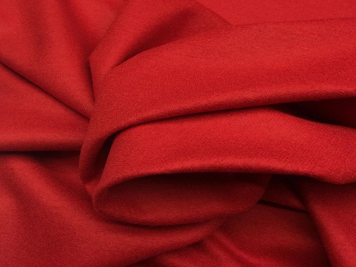 Костюмная лоден (о) красная - итальянские ткани Тессутидея арт. 05-2639