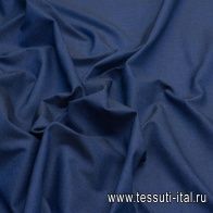 Костюмная дабл стрейч (о) синяя - итальянские ткани Тессутидея арт. 01-5541
