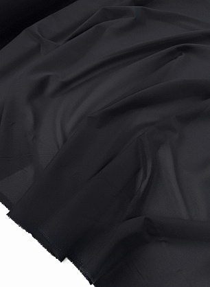 Шифон стрейч (о) черный - в интернет-магазине тканей Тессутидея арт. 03-7574