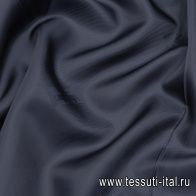 Подкладочная диагональ (о) темно-синяя - итальянские ткани Тессутидея арт. 08-1268