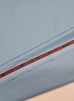 Костюмная стрейч дабл фейс 320 г/м (о) светло-серо-бирюзовая - в интернет-магазине тканей Тессутидея арт. 05-4825