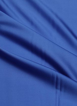 Шелк атлас стрейч (о) ярко-синий - в интернет-магазине тканей Тессутидея арт. 10-4379