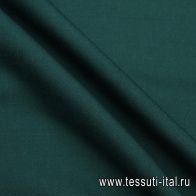 Костюмная шерсть (о) изумрудная - итальянские ткани Тессутидея арт. 05-5019