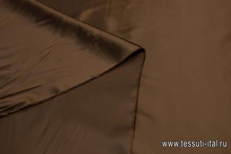Подкладочная (о) шоколадная - итальянские ткани Тессутидея арт. 07-1319