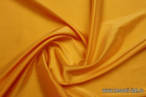 Подкладочная стрейч (о) ярко-оранжевая - итальянские ткани Тессутидея арт. 07-1484
