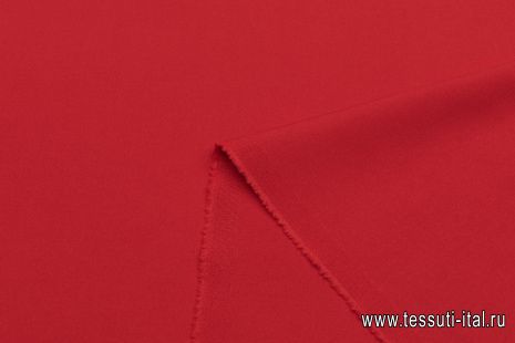 Костюмная (340 г/м) (о) красная - итальянские ткани Тессутидея арт. 05-4353
