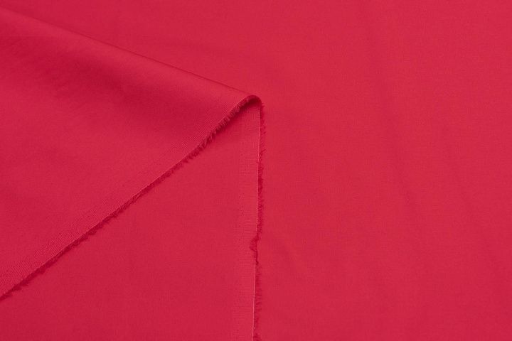 Хлопок стрейч (о) красный - итальянские ткани Тессутидея арт. 01-6819
