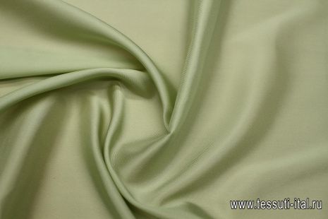 Подкладочная стрейч (о) бледно-зеленая - итальянские ткани Тессутидея арт. 07-1509