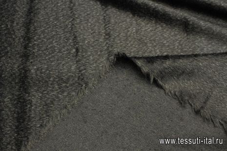 Пальтовая (о) черная - итальянские ткани Тессутидея арт. 09-2043