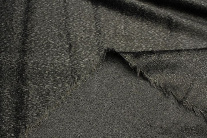 Пальтовая (о) черная - итальянские ткани Тессутидея арт. 09-2043