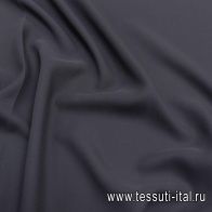 Шелк кади стрейч (о) черный - итальянские ткани Тессутидея арт. 10-2594