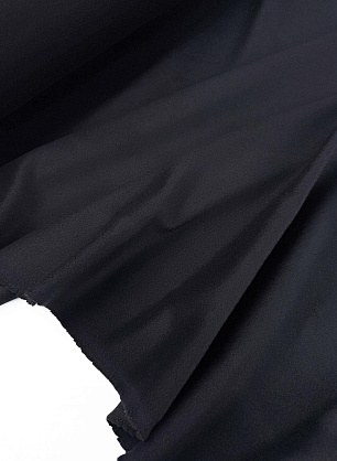 Пальтовая ангора+шерсть 560 г/м (о) черная - в интернет-магазине тканей Тессутидея арт. 09-2195