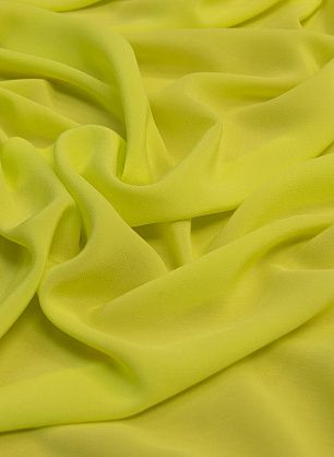 Крепдешин (о) желтый - в интернет-магазине тканей Тессутидея арт. 10-0864