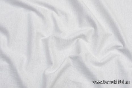 Трикотаж кашемир дабл (о) серый меланжевый/белый - итальянские ткани Тессутидея арт. 15-1051