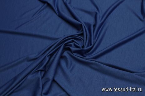 Трикотаж шерсть (о) ярко-синий - итальянские ткани Тессутидея арт. 15-1106