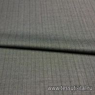 Костюмная полоска (н) серо-синяя - итальянские ткани Тессутидея арт. 05-2709