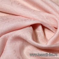 Плательная фактурная (о) светло-розовая  - итальянские ткани Тессутидея арт. 02-7054