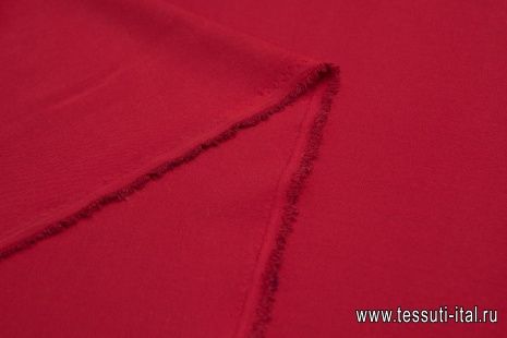 Плательная стрейч (о) темно-красная - итальянские ткани Тессутидея арт. 03-6401