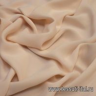 Плательная креп стрейч (о) светло-розовая - итальянские ткани Тессутидея арт. 03-6186