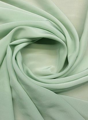 Крепдешин (о) светло-зеленый - в интернет-магазине тканей Тессутидея арт. 02-7304