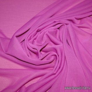 Сетка плательная (о) розово-сиреневая - итальянские ткани Тессутидея арт. 04-0853