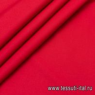 Сатин стрейч (о) красный - итальянские ткани Тессутидея арт. 01-5015