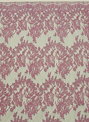 Кружево (о) розово-бирюзовое ш-110см - в интернет-магазине тканей Тессутидея арт. 03-7185