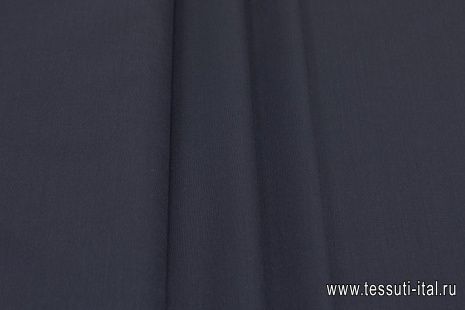 Костюмная (о) темно-синяя с красно-белой полосой - итальянские ткани Тессутидея арт. 05-4032
