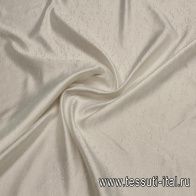 Жаккард с люрексом (о) белый - итальянские ткани Тессутидея арт. 03-7009