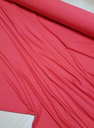 Трикотаж вискоза (о) красный  - в интернет-магазине тканей Тессутидея арт. 14-1429