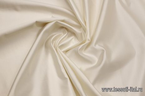 Плательная дюшес (о) айвори - итальянские ткани Тессутидея арт. 10-3637