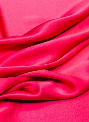 Шелк атлас (о) брусничный - в интернет-магазине тканей Тессутидея арт. 02-8218