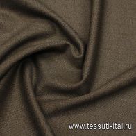 Костюмная (о) коричневая меланжевая  - итальянские ткани Тессутидея арт. 05-4740