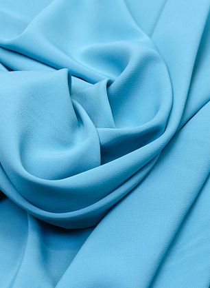 Крепдешин (о) голубой - в интернет-магазине тканей Тессутидея арт. 03-5757