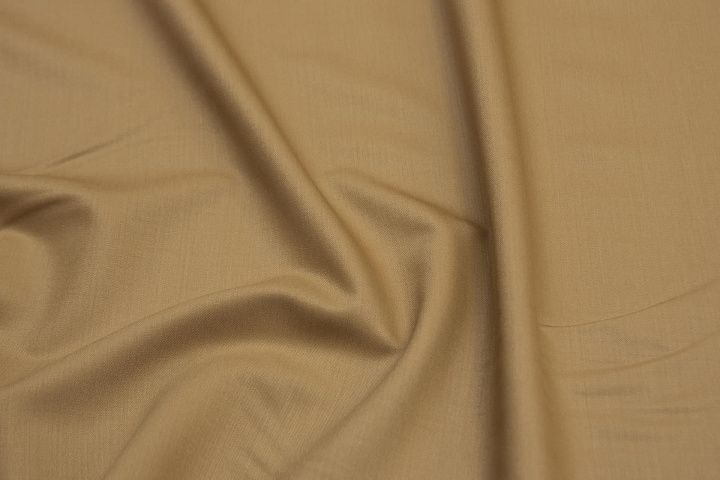 Плательная шерсть супер (о) Leitmotiv светло-коричневая - итальянские ткани Тессутидея арт. 17-0589