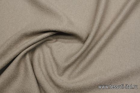 Трикотаж лоден (о) бежевый - итальянские ткани Тессутидея арт. 15-1122