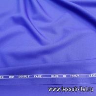 Плательная шерсть супер (о) Leitmotiv сине-сиреневая - итальянские ткани Тессутидея арт. 17-0061