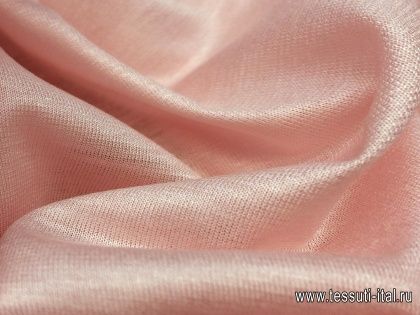 Трикотаж хлопок (о) светло-розовый - итальянские ткани Тессутидея арт. 14-1523
