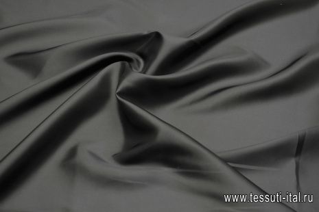 Подкладочная вискоза твил (о) темно-синяя - итальянские ткани Тессутидея арт. 08-1409