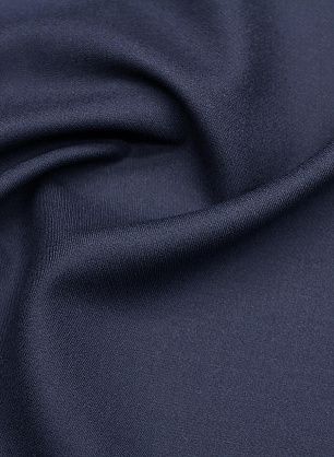 Костюмная двухслойная (о) темно-синяя - в интернет-магазине тканей Тессутидея арт. 05-4721