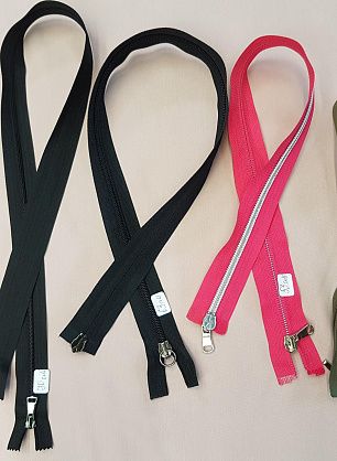 Молния пластик два замка до 95см  - в интернет-магазине тканей Тессутидея арт. F-0092