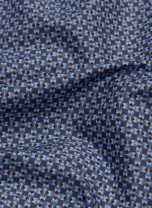 Сорочечная (н) серо-голубой рисунок на сером - в интернет-магазине тканей Тессутидея арт. 01-6177