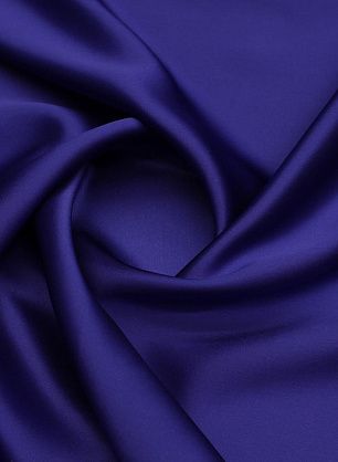 Шелк атлас (о) васильковый - в интернет-магазине тканей Тессутидея арт. 10-4176