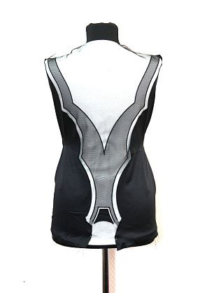 Аппликация-деталь черные шелк и сетка Blumarine - в интернет-магазине тканей Тессутидея арт. F-1333