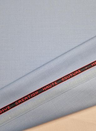 Костюмная стрейч дабл фейс 320 г/м (о) светло-голубая - в интернет-магазине тканей Тессутидея арт. 05-2469