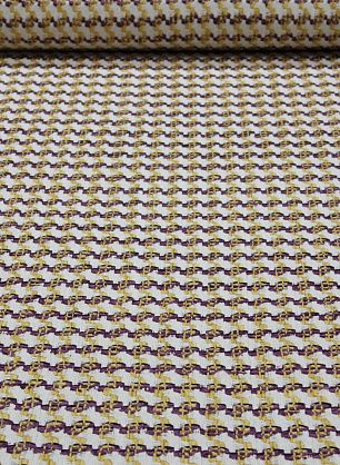 Костюмная шанель (н) бело-желто-сиреневая - в интернет-магазине тканей Тессутидея арт. 03-3772